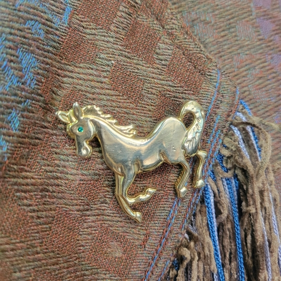 VTG Lady Reiner Western Cowgirl Couture Horse Country Blazer Jacket Fringe Rodeo - Picture 3 of 10